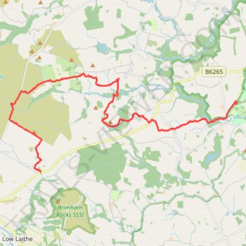 Walking @ North Yorkshire trail, distance, elevation, map, profile, GPS track