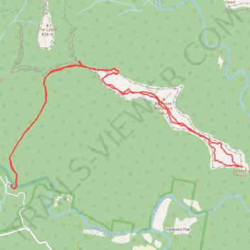 Byangee Mountain and Pickering Point - Morton National Park trail, distance, elevation, map, profile, GPS track