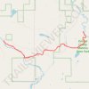 USA MN SHT - Sonju Lake Road Trailhead to Manitou State Park trail, distance, elevation, map, profile, GPS track