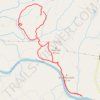 Afternoon at Broad River trails trail, distance, elevation, map, profile, GPS track