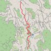 Big Springs via Zion Canyon and Mystery Canyon Waterfall trail, distance, elevation, map, profile, GPS track