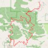 Lamier State Park to Horse Tooth Mountain trail, distance, elevation, map, profile, GPS track