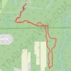 New trail at Affelder House trail, distance, elevation, map, profile, GPS track
