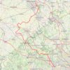 The Jo Cox Way 2022 Day 4 - Milton Keynes to Uxbridge trail, distance, elevation, map, profile, GPS track