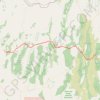 Day 2: Dispersed to Sacramento Pass BLM Area just west of Baker, NV trail, distance, elevation, map, profile, GPS track