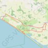 West Bexington to Portisham Loop trail, distance, elevation, map, profile, GPS track