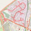 Tracked with OSMTracker for Android™ trail, distance, elevation, map, profile, GPS track