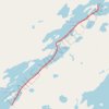Camp 1301 Newfound to Entry Pt 25 trail, distance, elevation, map, profile, GPS track