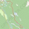 Valley of the 5 Lakes trail, distance, elevation, map, profile, GPS track