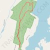 Oscawana Lake trail, distance, elevation, map, profile, GPS track