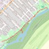 Eramosa River Trail between Lyon Park and Victoria Road South trail, distance, elevation, map, profile, GPS track