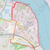 Erith Thames Path trail, distance, elevation, map, profile, GPS track