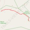 Mauna Loa's 2022 Lava Flow from Lookout by Red Hill Cabin trail, distance, elevation, map, profile, GPS track