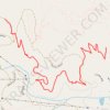 Big Thigh Country trail, distance, elevation, map, profile, GPS track