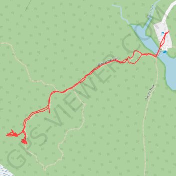 Blair Woods Trail trail, distance, elevation, map, profile, GPS track