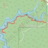 Wiilman Bilya Trail section Connel road to west trail, distance, elevation, map, profile, GPS track