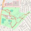 Catonsville Park trail, distance, elevation, map, profile, GPS track