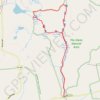 Ricketts Glen Falls Loop Trail in Ricketts Glen State Park trail, distance, elevation, map, profile, GPS track