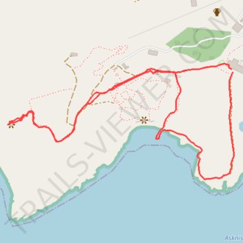 Arduaine Garden trail, distance, elevation, map, profile, GPS track