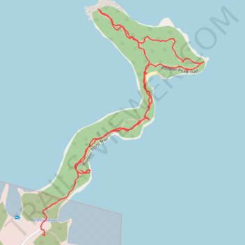 Pioneer Point Trail trail, distance, elevation, map, profile, GPS track
