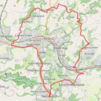 Five Valleys Loop Walk trail, distance, elevation, map, profile, GPS track
