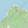 Jajiktek Seawall Trail - Day 4 trail, distance, elevation, map, profile, GPS track