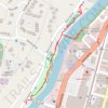 Tracked with OSMTracker for Android™ trail, distance, elevation, map, profile, GPS track