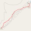 Grand View Point Trail in Canyonlands National Park trail, distance, elevation, map, profile, GPS track