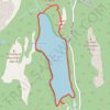 Jordan Pond Loop via South Bubble in Acadia National Park trail, distance, elevation, map, profile, GPS track