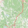 Tracked with OSMTracker for Android™ trail, distance, elevation, map, profile, GPS track