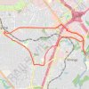 Bicycle ride around Smyrna, mostly on bike trails trail, distance, elevation, map, profile, GPS track