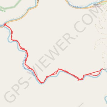 Hite Cove trail, distance, elevation, map, profile, GPS track