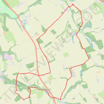 Cider House circular walk trail, distance, elevation, map, profile, GPS track
