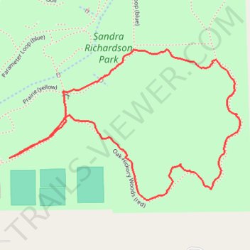 Sandra Richardson Park trail, distance, elevation, map, profile, GPS track