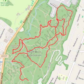 Smoky E-Rock trail, distance, elevation, map, profile, GPS track