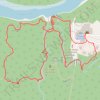 Turkey Run loop hike trail, distance, elevation, map, profile, GPS track