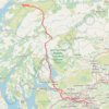 Munro hillwalk Meall Dearg Sgorr nam Fiannaidh Aonach Eagach trail, distance, elevation, map, profile, GPS track