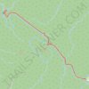 Abrams Falls Trail in Great Smoky Mountains National Park trail, distance, elevation, map, profile, GPS track