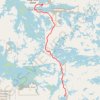 Sioux Narrows - Nestor Falls trail, distance, elevation, map, profile, GPS track