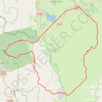 Next Step CO trail, distance, elevation, map, profile, GPS track