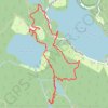 Mammoth Lakes Loop trail, distance, elevation, map, profile, GPS track