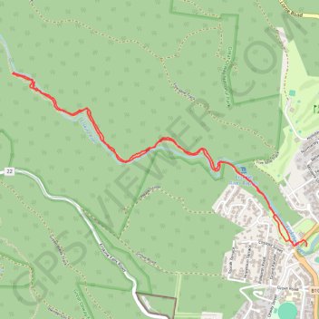 Erskine Falls - Straw Falls trail, distance, elevation, map, profile, GPS track