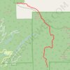 CA-B Black Mtn Rd to Strawberry Jct trail, distance, elevation, map, profile, GPS track