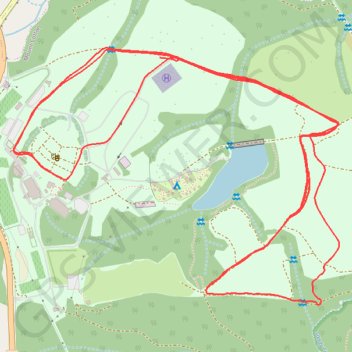 Sirromet Winery trail, distance, elevation, map, profile, GPS track