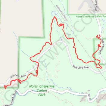 Ladder Extension trail trail, distance, elevation, map, profile, GPS track