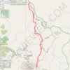 Broken Arrow Trail to Chicken Point in Coconino National Forest trail, distance, elevation, map, profile, GPS track