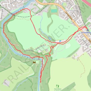 Tracked with OSMTracker for Android™ trail, distance, elevation, map, profile, GPS track