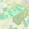 Tracked with OSMTracker for Android™ trail, distance, elevation, map, profile, GPS track