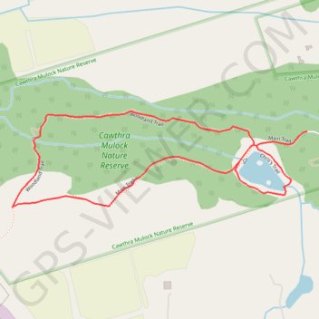 Cawthra Mulock Nature Reserve Loop trail, distance, elevation, map, profile, GPS track