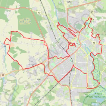 Kondimootor 50 KM (Tartu 2023) trail, distance, elevation, map, profile, GPS track